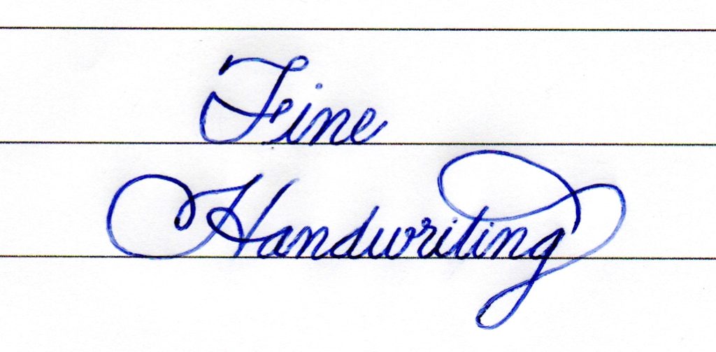 cursive