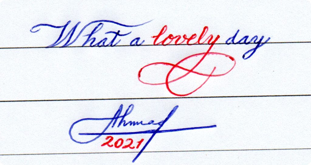 cursive